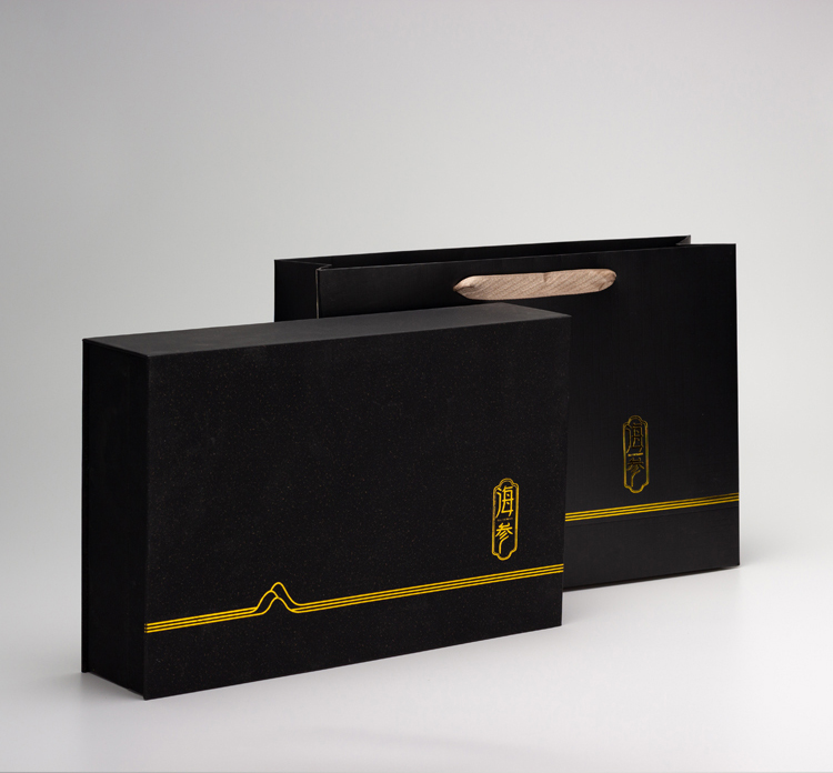 新款蓝色黑色酒红色海参包装礼品盒,烫金一斤装20支通用定制海参包装盒