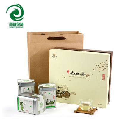 三亩良田崂山茶包装盒